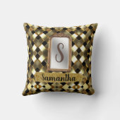 パーソナライズされた誕生日の贈り結婚物 クッション (裏面)
