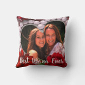 パーソナライズされた誕生日の贈り結婚物 クッション (裏面)