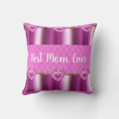 パーソナライズされた誕生日の贈り結婚物 クッション (裏面)