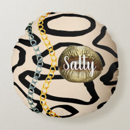 パーソナライズされた誕生日の贈り結婚物 ラウンドクッション