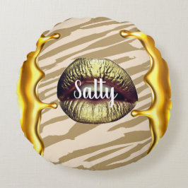 パーソナライズされた誕生日の贈り結婚物 ラウンドクッション