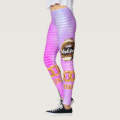 パーソナライズされた誕生日の贈り結婚物 レギンス (左)