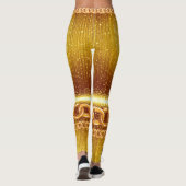 パーソナライズされた誕生日の贈り結婚物 レギンス (裏面)