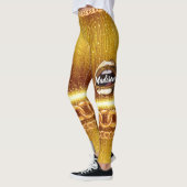 パーソナライズされた誕生日の贈り結婚物 レギンス (左)