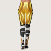 パーソナライズされた誕生日の贈り結婚物 レギンス (裏面)