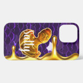 パーソナライズされた誕生日の贈り結婚物 iPhoneケース (裏面横)