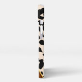 パーソナライズされた誕生日の贈り結婚物 iPhoneケース (左側面)