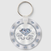 パーソナライズされた誕生日は大人に有利。バースデー キーホルダー (裏面)