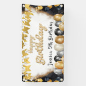 パーソナライズされた誕生日ウェルカムバナー 横断幕 (縦)