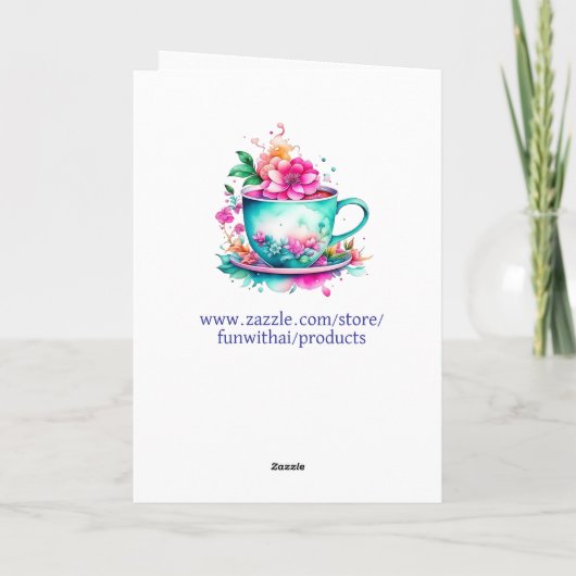 パーソナライズされた誕生日カード カード (裏面)