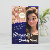 パーソナライズされた誕生日カード サンキューカード (スタンド正面)