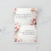 パーソナライズされた誕生日カード – 名前をカスタムする サンキューカード (内部)