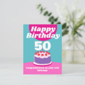 パーソナライズされた誕生日カード – 最適な方法 (スタンド正面)