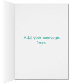 パーソナライズされた誕生日カード – Cartoon Cat (内側 (右))