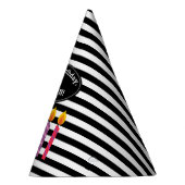 パーソナライズされた誕生日キャンドル紙ハット パーティーハット (右)