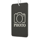 パーソナライズされた誕生日ギフトアイディア写真のアップロード カーエアーフレッシュナー (左)