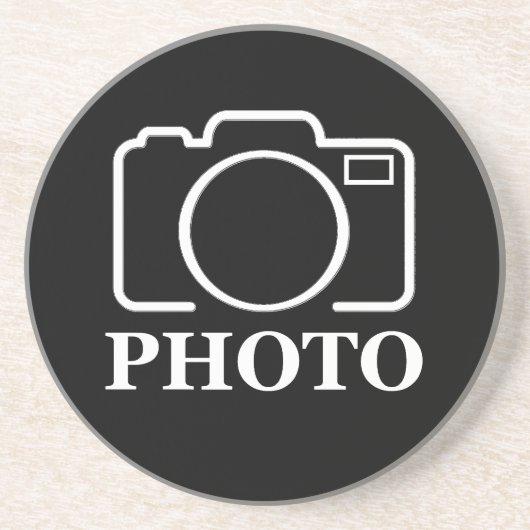 パーソナライズされた誕生日ギフトアイディア写真のアップロード コースター (正面)