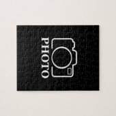 パーソナライズされた誕生日ギフトアイディア写真のアップロード ジグソーパズル (横)