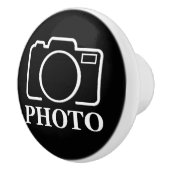 パーソナライズされた誕生日ギフトアイディア写真のアップロード セラミックノブ (右)