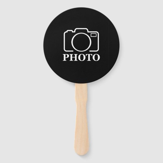 パーソナライズされた誕生日ギフトアイディア写真のアップロード ハンドファン (正面)