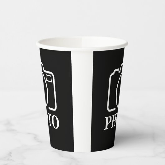 パーソナライズされた誕生日ギフトアイディア写真のアップロード 紙コップ (左)