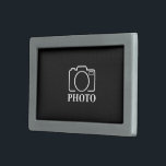 パーソナライズされた誕生日ギフトアイディア写真のアップロード 長方形ベルトバックル<br><div class="desc">写真やロカスタマイズゴやテキストを使用して作成できます。カスタマイズのページに好きなように配置できる。ユニークモダンシンプルや個人の選択だ。</div>