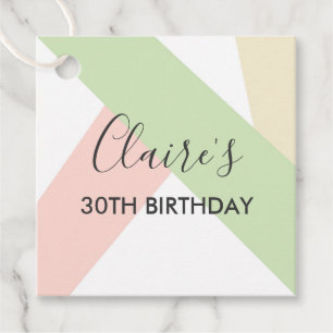 パーソナライズされた誕生日ギフトラベル、誕生日ラベル フェイバータグ