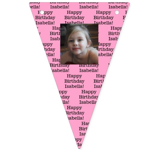 パーソナライズされた誕生日ゲームをテーマにした バンティングフラッグ (第3の旗)