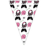 パーソナライズされた誕生日ゲームをテーマにした バンティングフラッグ (第2の旗)