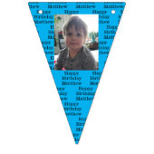 パーソナライズされた誕生日ゲームをテーマにした バンティングフラッグ (第3の旗)