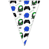 パーソナライズされた誕生日ゲームをテーマにした バンティングフラッグ (第2の旗)