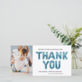 パーソナライズされた誕生日サンキューカード サンキューカード (スタンド正面)