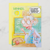 パーソナライズされた誕生日サンキューカード サンキューカード (正面/裏面)