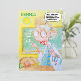 パーソナライズされた誕生日サンキューカード サンキューカード