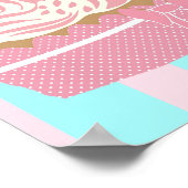 パーソナライズされた誕生日バナー第1期バースデーガール ポスター (角)