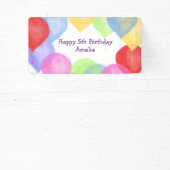 パーソナライズされた誕生日バルーンパーティー 横断幕 (インサイチュ)