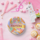 パーソナライズされた誕生日プレート, 10誕生日プレート ペーパーボウル (パーティー)