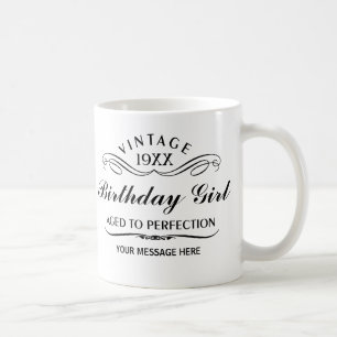 パーソナライズされた誕生日マグ コーヒーマグカップ