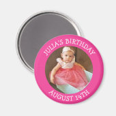 パーソナライズされた誕生日リマインダー磁石 マグネット (正面/裏面)