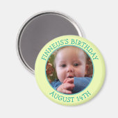 パーソナライズされた誕生日リマインダー磁石 マグネット (正面/裏面)