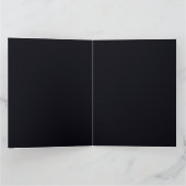 パーソナライズされた誕生日仮装パーティー サンキューカード (内部)