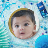 パーソナライズされた誕生日写真 ペーパープレート (パーティー)