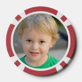 パーソナライズされた誕生日写真 ポーカーチップ (裏面)