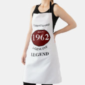 パーソナライズされた誕生日名の追加年生まれパーティー エプロン (インサイチュ)