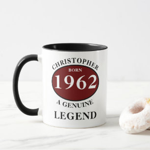 パーソナライズされた誕生日名の追加Yearコ生まれーヒー マグカップ