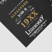 パーソナライズされた誕生日名を追加する伝説的な父 薄葉紙 (詳細)