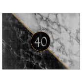 パーソナライズされた誕生日周年記念カットボード カッティングボード (正面)