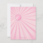 パーソナライズされた誕生日子犬の漫画招待状 招待状 (裏面)