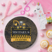 パーソナライズされた誕生日建築 ペーパープレート (パーティー)