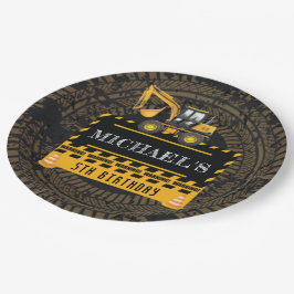 パーソナライズされた誕生日建築 ペーパープレート